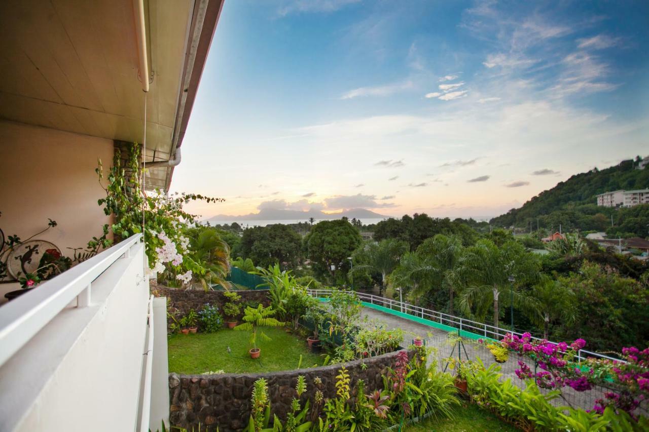 Vue Lagon Et Moorea Taapuna Bagian luar foto